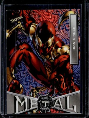2021 Skybox Metal Universe Marvel Spider Man Iron Grandiose #37 - Image 1 of 2