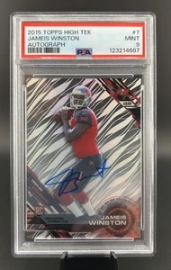 2015 Topps High Tek #7 Jameis Winston Rookie RC AUTO PSA 9 MINT - Bild 1 von 2