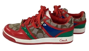 COACH Oriana Sneakers Size 7M Excellent Condition All Original Rhinestones - Picture 1 of 11