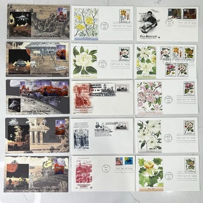 15 First Day of Issue Postal Covers Historic FDC 1996-98 Culture Lot #20 - Image 1 of 4