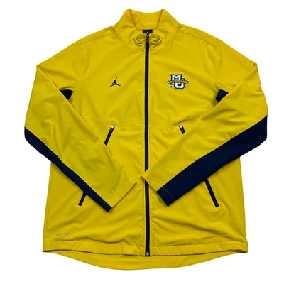Chaqueta lateral Air Jordan para hombre Marquette completa con cremallera dorada talla L Dri-FIT Foto 1 de 4