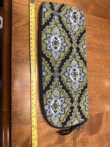 Vera Bradley Zipper Pouch Bag 2007 Retired Travel Cosmetic Brush Pencil NEW TAGS - Picture 1 of 6