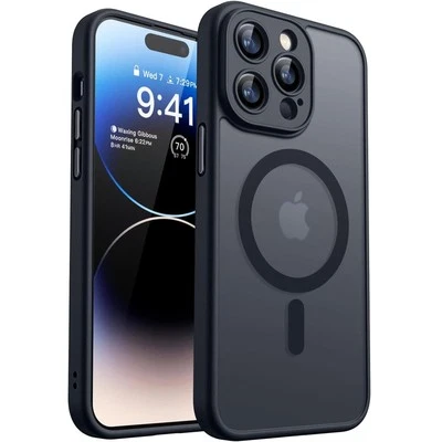 MagSafe Case for iPhone 14 Pro Max Protective Silicone TPU Case Camera Protection - Image 1 of 4