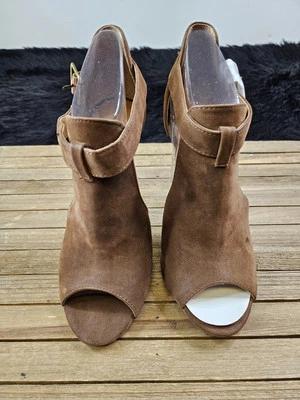 Tacones chinos de gamuza para lavandería con correa al tobillo talla 7  Foto 1 de 4