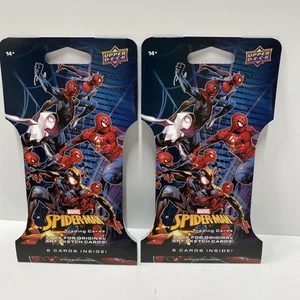 2024 Upper Deck Marvel Spider-Man ( 2 ) Packs Sealed - Imagen 1 de 8