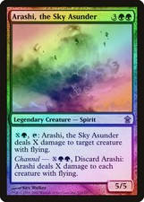 Arashi, the Sky Asunder FOIL Saviors of Kamigawa PLD Green Rare CARD ABUGames