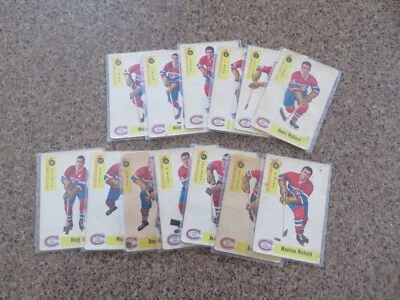 1958-59 PARKHURST HOCKEY MONTREAL CANADIENS Players U pick.. Will combine ship - Image 1 of 4