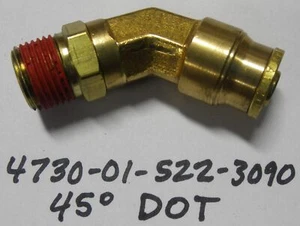 4730-01-522-3090 45° DOT Fitting TACOM U.S. Army 12423179-002 Coupling Half - Picture 1 of 1