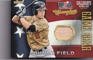 2013 USA Baseball Champions Game Gear Bats #5 Johnny Field
