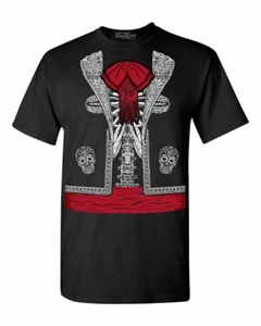 Mexican Flag Day Of The Dead Skull T-shirt Día de Muertos Shirts - Picture 1 of 3