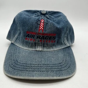 DE COLECCIÓN AIR RACES CAMPEONATO NACIONAL Gorra Gorra Denim Correa Reno Nevada - Imagen 1 de 10