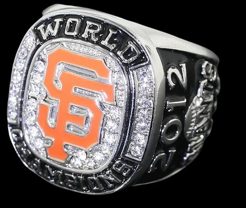 2012 SF Giants Championship Replica Ring SGA San Francisco WITH BOX Cover