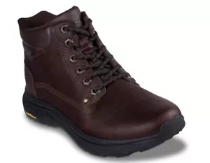 Botín Skechers Para Hombre Calce Relajado Pollard Lancer Marrón Talla 10.5 - Imagen 1 de 11