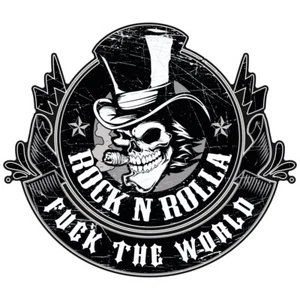 Wetterfester Aufkleber ROCK N ROLL 12 oder 46cm  rockn roll hot rod rockabilly - Bild 1 von 2