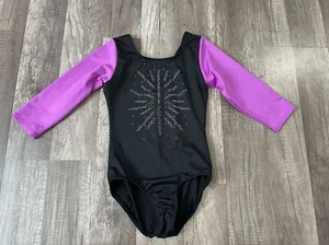 Girls Gymnastics Leotard Size S 6/7 - Picture 1 of 3