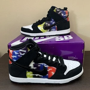 NIKE SB Dunk alta señal de tv multicolor para hombre talla 11 - CZ2253-100 - Imagen 1 de 7