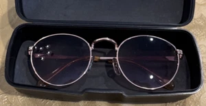 Vtg Fossil Copper Metal Frame Sunglasses w/ Gradient Lenses. - Picture 1 of 15