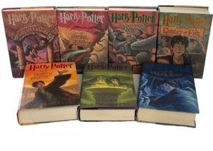 Harry Potter Complete Hardcover Set Books 1-7 First American Edition Rowling - Imagen 1 de 10