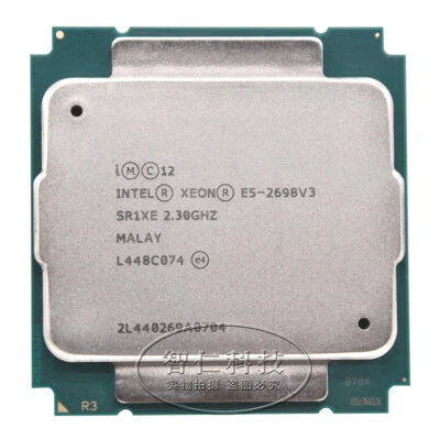 Intel Xeon E5-2698 V3 2.30GHz 16 Core 32 Threads LGA 2011-3 SR1XE CPU Processor - Image 1 of 4