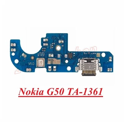 OEM Type-C DC Charging Port Dock Mic Connector Jack Board For Nokia G50 TA-1361 - Image 1 of 2