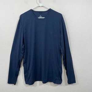 Reigning Champ Shirt Mens XL Navy Long Sleeve Training T-Shirt Discoloration! - Picture 1 of 10