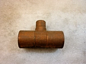 Copper Reducing Tee 3/4" x 3/4" x 3/8" - Picture 1 of 4