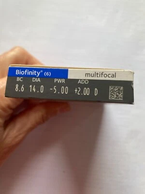 Cooper Vision Biofinity 6er Box Monatslinsen multifocal - Bild 1 von 3