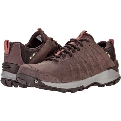 Oboz Womens Sypes Low Leather B-Dry Hiking Shoes Sneakers Peppercorn Size 10 US - Изображение 1 из 4