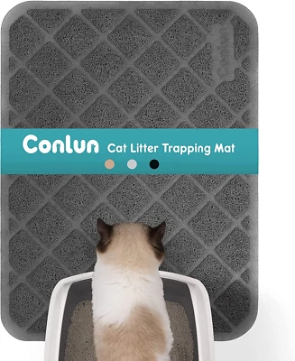 Kitty Cat Litter Mat Trapping Honeycomb Double Layer Design Waterproof 24X15''