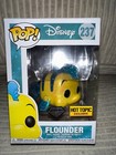 Funko Pop Disney Flounder 237 Diamond Edition Hot Topic Exclusive