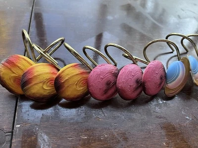 老式Planet Solar System科学淋浴钩粘土/陶瓷10件 — 第 1/4 张图片