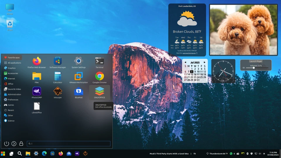 Linux Mint 22.1 Preloaded 2.5" 500GB Hard Drive - Windows Theme (UEFI Boot) #5 - Image 1 of 4