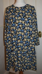 SEASALT 20 Navy Blue Mustard Killiow Long Tunic Top Cyclamen Maritime Pockets - Picture 1 of 16