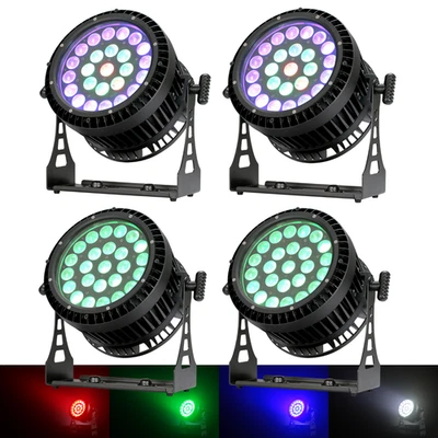 Outdoor 25x12w 4in1 Led Zoom Par Light Rings Control IP65 DJ Stage Light 4PCS - Image 1 of 4