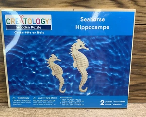 PUZZLES DE CABALLITO DE MAR DE MADERA 3D de CREATOLOGÍA sellados - Imagen 1 de 2