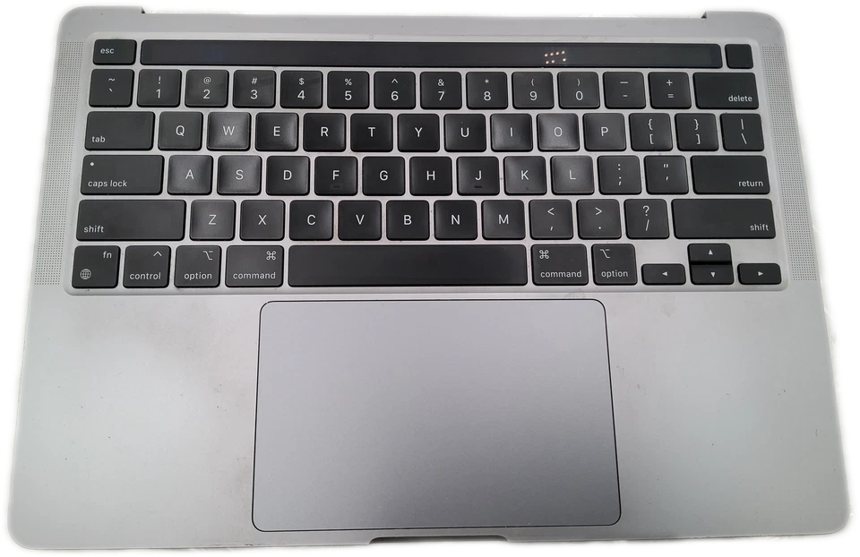 Apple MacBook Pro A2338 13" M1 Palmrest Keyboard Battery Assembly (Space gray) - Image 1 of 4