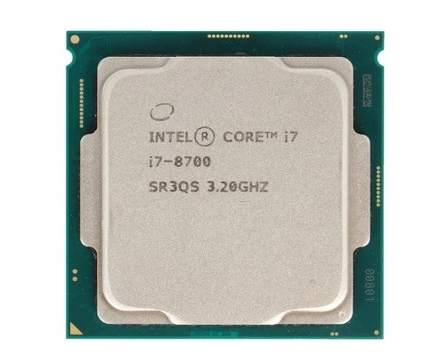 CPU Intel Core i7 8700 Intel Core i7 8700 Coffee Lake 8th Gen 6 core 12 Thread 3.2 GHz