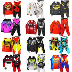 Ropa de motocicleta todoterreno Motocross Jersey Pantalones Conjunto MX Gear Set ATV moto de cross - Imagen 1 de 19