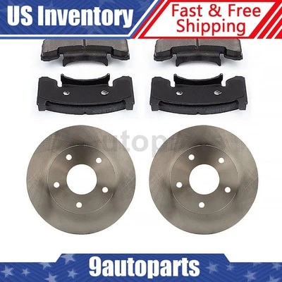 Rotores de freno de disco traseros + pastillas de freno para Buick Riviera 1979 - 1982 1983 1984 1985 Foto 1 de 4