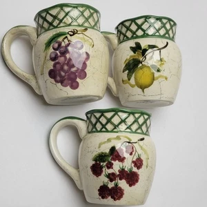 Certified International La Toscana Pamela Gladding Replacement Mug Pear Grape - Picture 1 of 7