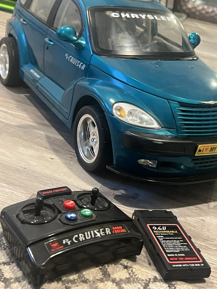 New Bright Chrysler PT Cruiser RC 1:6 Scale Remote Battery & Remote Large RC Car - Image 1 of 4