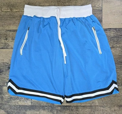 Pantalones cortos de baloncesto para mujer LA Renegade con bolsillos con cremallera y cordón entrepierna de 9" talla Foto 1 de 4