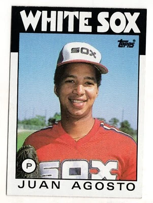 1986 Topps Baseball Card #657 Juan Agosto - Chicago White Sox - Image 1 of 2