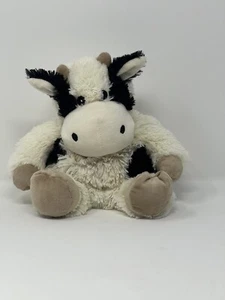 Warmies Microwavable Plush Black White Cow Bull 13" Scented Cozy Heat Pack - Picture 1 of 4