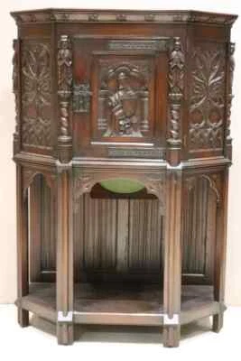 Armario renacimiento gótico roble francés, armario Foto 1 de 4