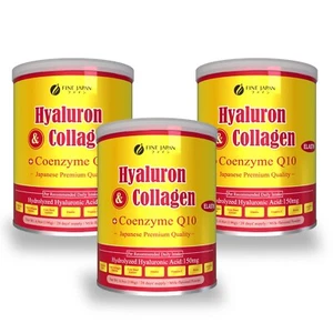 FINE JAPAN Hyaluronic acid Collagen powder hydrolyzed antiaging skin set of 3 - Picture 1 of 11