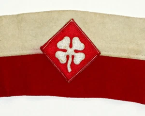 Original WW2 Vintage 4th US ARMY Patch on GENERAL STAFF BRASSARD Arm Band - Picture 1 of 7