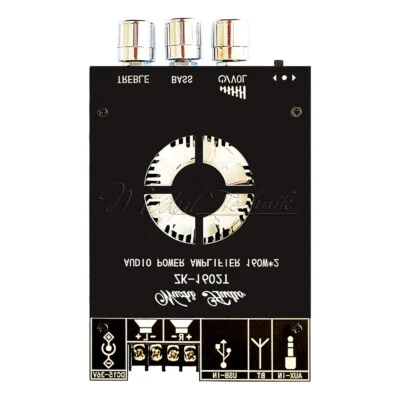 ZK-1602T TDA7498E Scheda Amplificatore di Potenza Audio Bluetooth 160Wx2 Regolazione Bassi Alti - Immagine 1 di 4