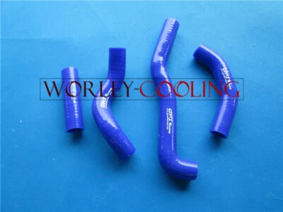 For KAWASAKI KX250 KX 250 1988 1989 88 89 Radiator silicone hose BLUE brand new - Image 1 of 4