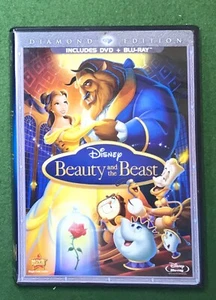 Walt Disney's Beauty and the Beas Blu-ray 3 Disc Missing DVD Diamond Edition - Picture 1 of 4